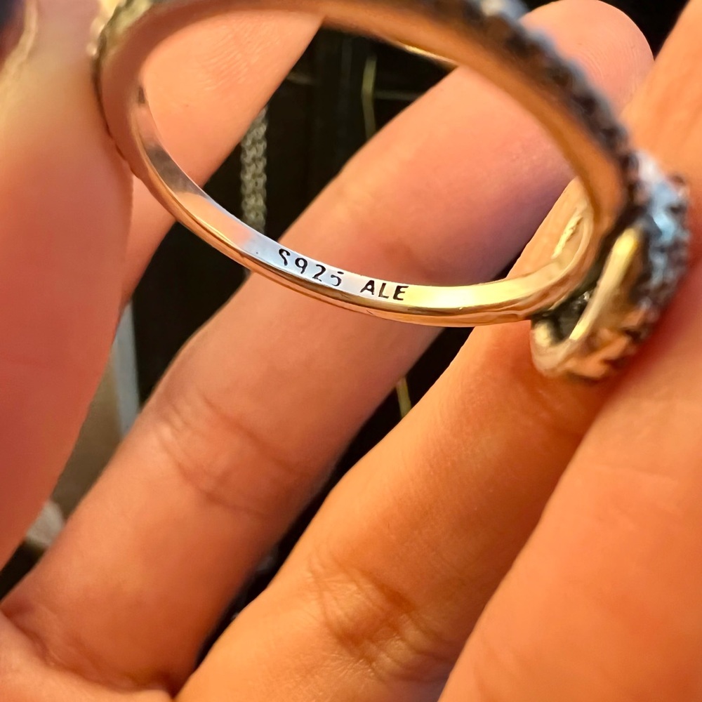 Sterling Silver 925 stamped Ring size 7 - Picture 8 of 12